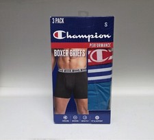 Champion Performance Boxer Briefs Size Small 3-Pack
