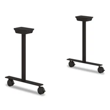 Alera SVTT6024BS 23 in. x 3 in. x 28 in. Seville Training Table Base - Black New
