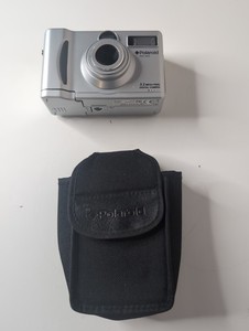 📸 Polaroid PDC 3035 Digital Camera 3.2MP Silver Y2K Digicam Bundle Tested Case