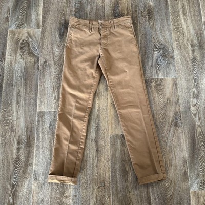 Carhartt WIP Sid Pants Mens 30x32 Brown Tan Chino Tapered Workwear Casual