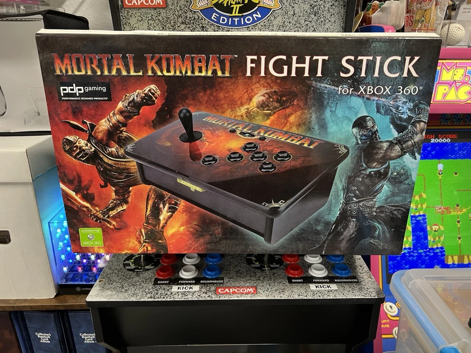 2011 XBOX 360 Mortal Kombat Klassic Fight Stick PDP Gaming NIB BRAND NEW Unused - Image 3 of 4