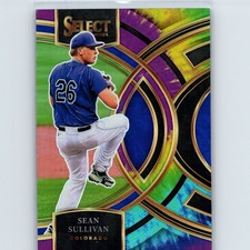 2024 Panini Select - Premier Level Sean Sullivan #54 Tie-Dye Prizm /25 (RC)