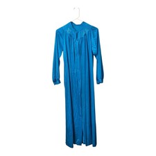 Vintage Kayser 60s 70s Silky Nylon Satin Nightgown Robe Set Made In USA Petite