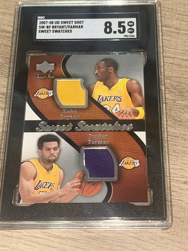 Kobe Bryant—2007 Sweet Shot—GAME USED Dual Patches—SGC 8.5—POP 2—NONE HIGHER! - Picture 12 of 21