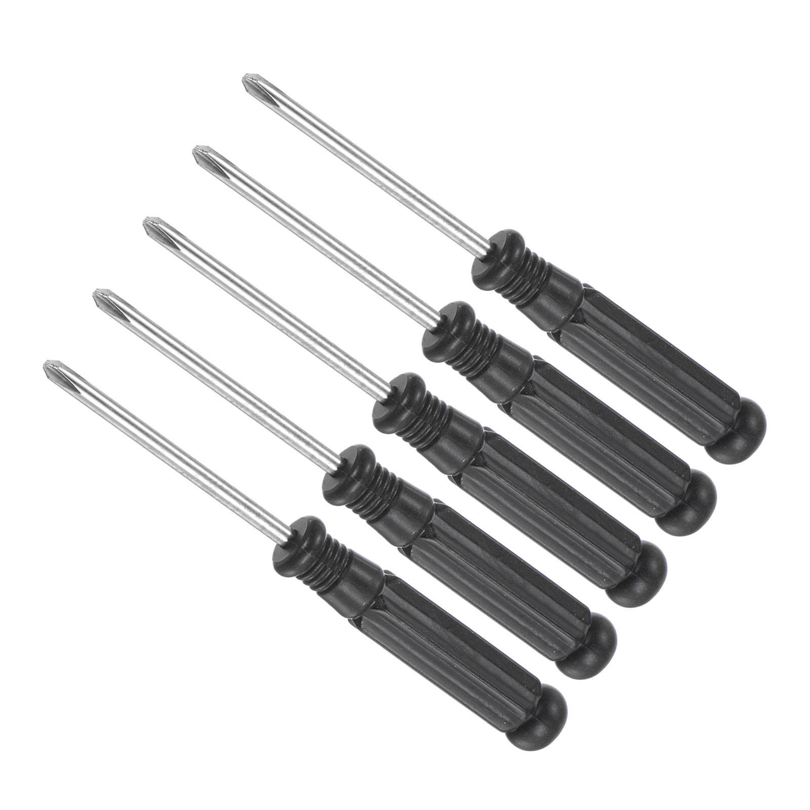 5pcs 3.0mm Phillips Screwdriver Set with Black Handle 92mm