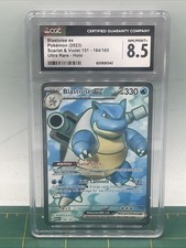 Blastoise ex Ultra Rara Holo 184/165 Scarlet & Violet 151 CGC NM/Mint 8,5