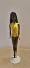 Vtg Mattel Barbie Malibu Sun Set Christie Doll Black AA 1966 Korea Original Suit