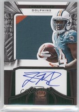 2012 Crown Royale Green 35/49 Lamar Miller #269 Auto 1b9