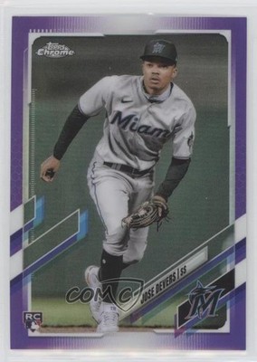 2021 Topps Chrome Update Target Purple Refractor Jose Devers Rookie RC 0v2r