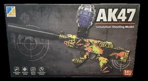 AK47 Simulation Shooting Model Electric Gel Blaster Full Auto New Ages 14+