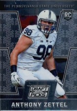 2016 Panini Prizm Draft Picks #236 Anthony Zettel RC - FB