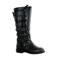 Men's Renaissance Black Boots - Ellie Shoes for Cosplay & Halloween