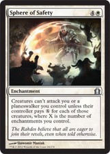 1 x Sphere of Safety - Return to Ravnica - Moderate Play - MTG