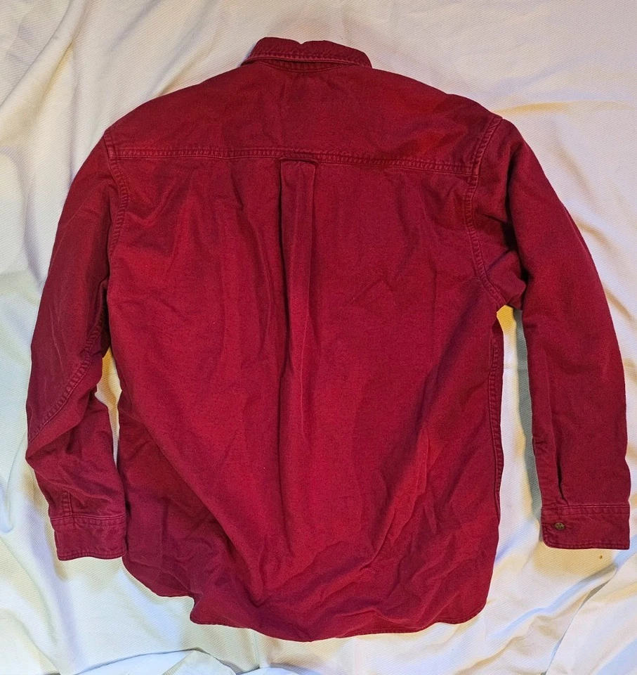 Camisa de franela vintage Eddie Bauer gamuza Foto 2 de 4