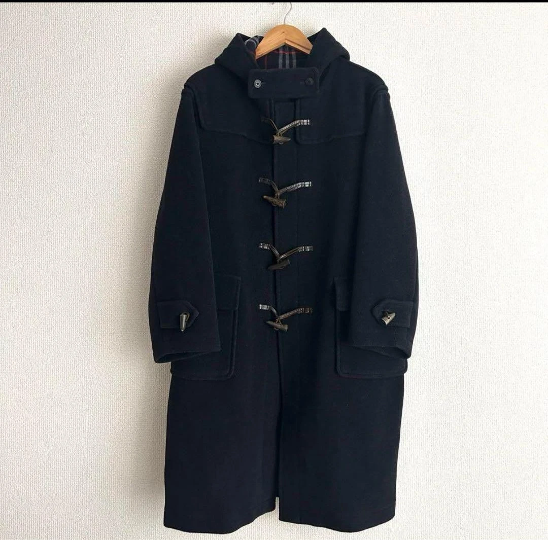 Burberry Notation L Cappotto Borsone Moorebrook Navy Uomo #ED ZIA