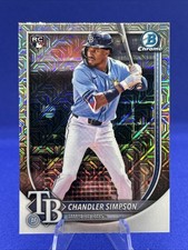 2025 Bowman Chrome - Chandler Simpson #18 Mega Box Mojo Refractor (RC)