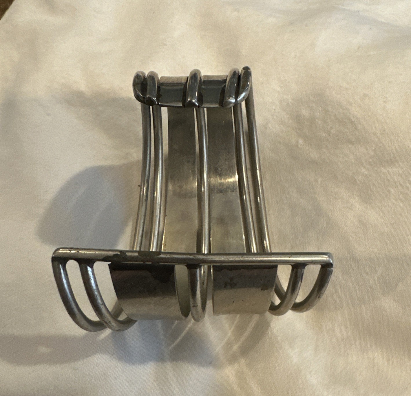 Solid Sterling Silver 925 Modernist Industrial He… - image 5