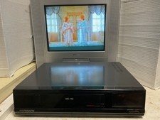 Magnavox VHS HQ VCR Vintage 1990 Made In Japan Tested Works