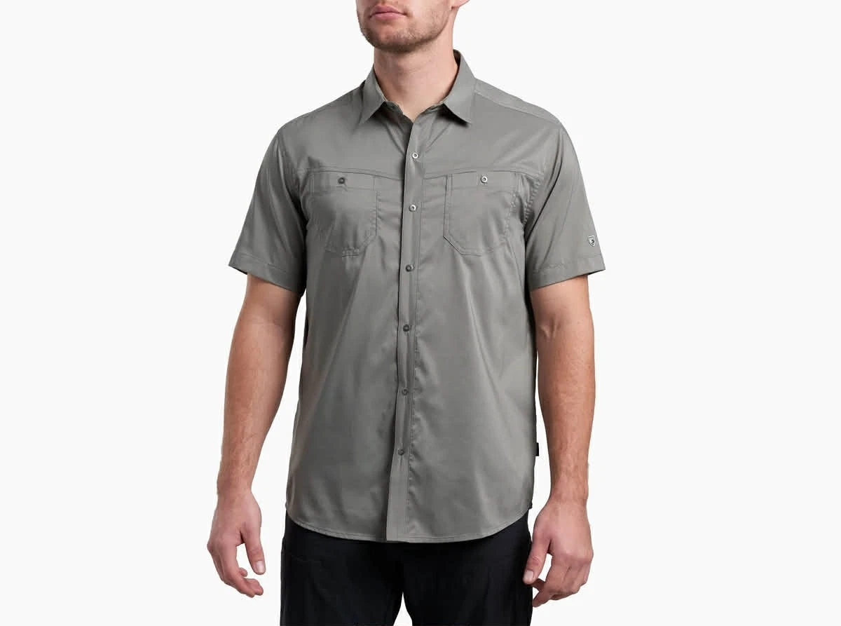 Kuhl Mens Large Stealth Summitt Grey Gray Shirt UPF 30 NWT Button Up Down
Opens in a new window or t