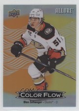 2024-25 Upper Deck Allure Color Flow Orange Yellow Olen Zellweger #CFL-41 03uh