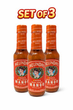 Melinda’s Mango Habanero Hot Sauce 5oz Set of 3 Original Pepper Sauce USA