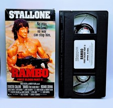 Rambo First Blood Part 2 VHS Movie 1988 Sylvester Stalone Action