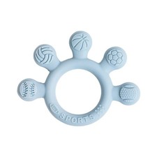 1PC Silicone Baby Teether BPA Free Teething Ring Toy for Infants 0-12 Months