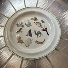 ARABIA FINLAND ANIMAL PARADE ZOO CHILD'S PLATE 7.75''