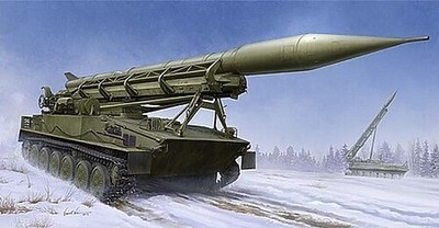 Trumpeter Soviet 2P16 Launcher with 2K6 Luna (FROG5) Missile - Plastic Model