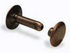 Tandy Leather Rapid Rivets Large Antique Copper Nickel Large,