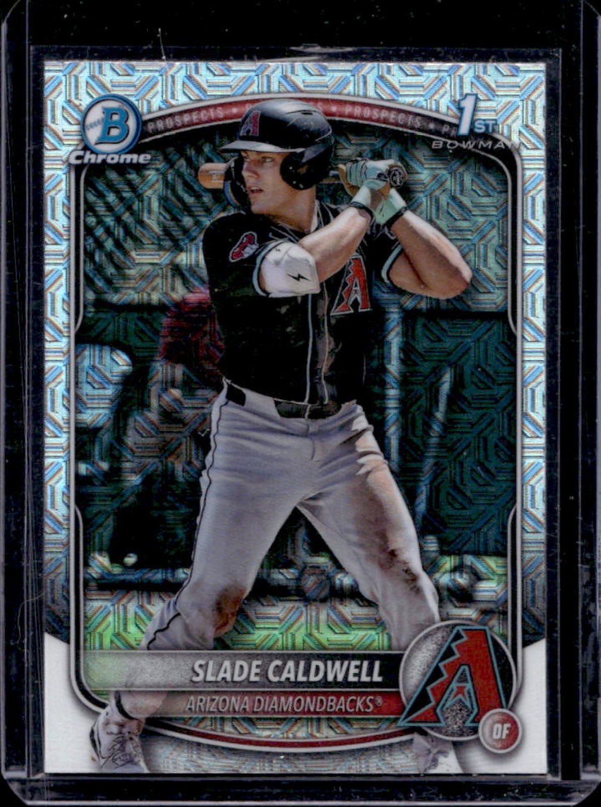 2025 Bowman Slade Caldwell Chrome Mega Box Refractor 1st #BCP-21 Diamondbacks