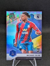 2021-22 Panini Mosaic Premier League Michael Olise Silver Card #136 Rookie. rookie card picture