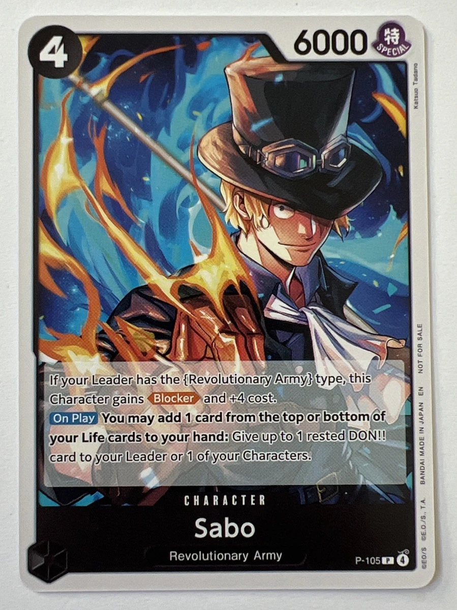 Sabo P-105 One Piece Promotion Cards | Updated Oct 2026