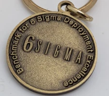 Benchmark For 6 SIGMA Deployment Excellence Keychain