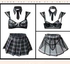 Women Sexy School Girl Sailor Costume Maid Lady Cosplay Lingerie Student Uniform