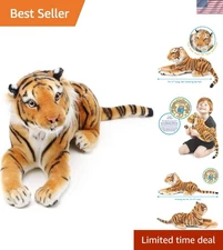 Light-Up Arrow The Tiger Plush Cat - 17-Inch Toy with Fascinating Backstory