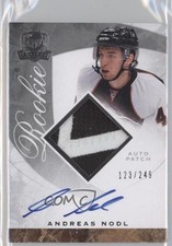 2008-09 Upper Deck The Cup Rookie 123/249 Andreas Nodl #127 Auto 0c3