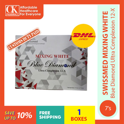 2 X 7 sets Mixing White Blue Diamond Complexion Skin Whitening NEW Original