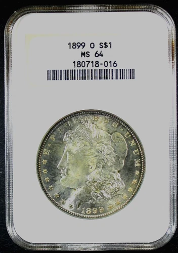 1899-O Morgan Silver Dollar - NGC MS-64- Mint State 64 - Old Holder