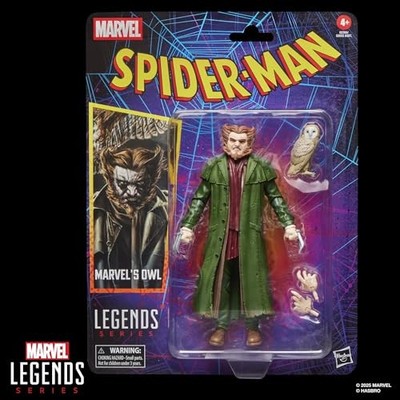 Marvel Legends Series Marvel s Owl, Retro Cardback Spider-Man Comics Collecti...