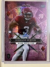 2023 Wild Card Five Card Draw Jermaine Burton 1/1 Alabama