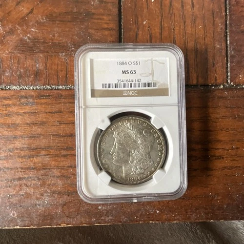 Morgan Dollar 1884-O NGC MS 63 Silver $1 New Orleans Uncirculated KM#110