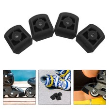 4Pcs Universal Inline Skate Brake Pads Durable Rubber Stoppers for Roller Skates