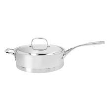 Demeyere Atlantis 5 qt Sauté Pan With Helper Handle And Lid, 18/10 Stainless
