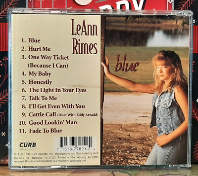 LEANN RIMES CD LOT ~ BLUE 1996 & YOU LIGHT UP MY LIFE