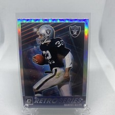Marcus Allen 2021 Donruss Optic Prizm Retro Series Card #RS-MA Raiders