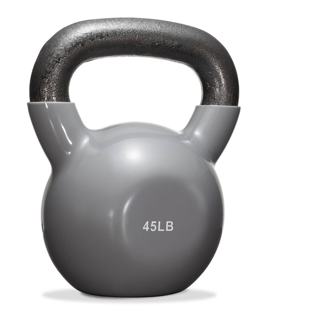 45 lb Vinyl Coated Cast Iron Kettlebell 45 lbs