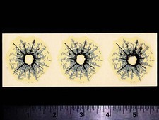 Bullet Holes - Original Vintage 1960s Racing Water Slide Decals Nhra Ed Roth