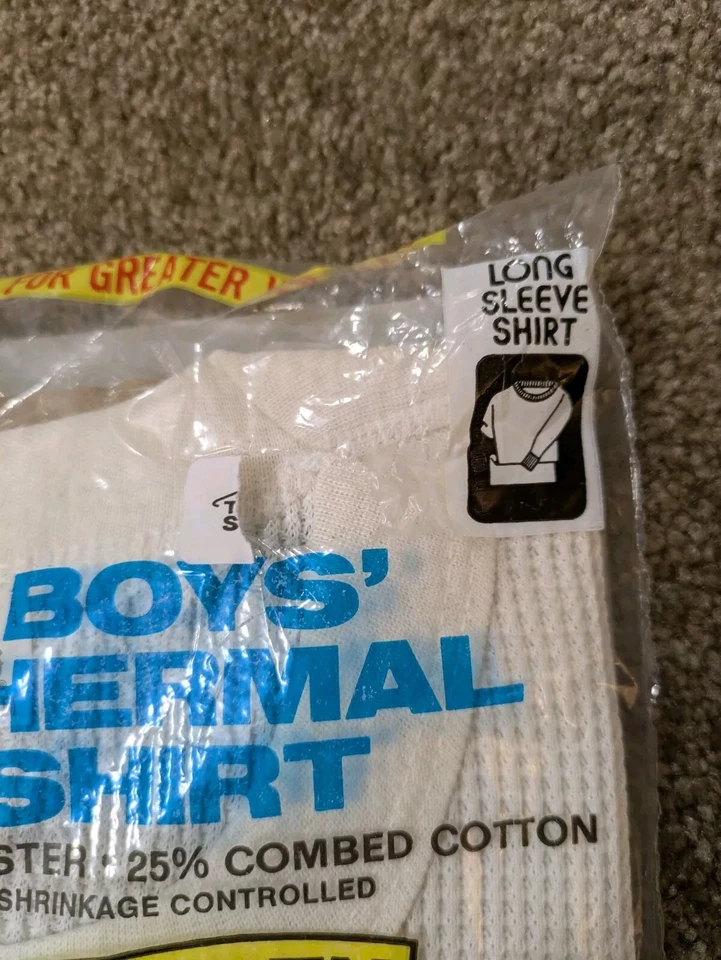 Camisa Térmica Fruit Of The Loom Niños Grande Hecha en EE. UU. Foto 3 de 4