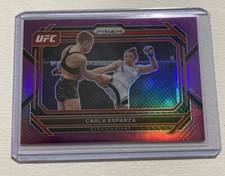 2023 Panini Prizm UFC Carla Esparza Purple Prizm /149